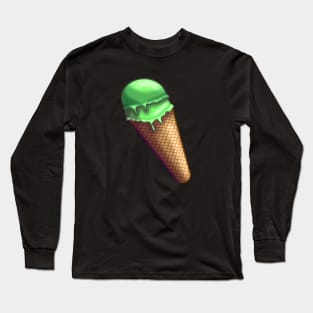 Apple & Mint Ice Cream Long Sleeve T-Shirt